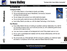 Tablet Screenshot of iowavalleyelectric.com